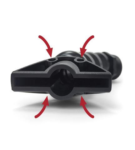 FLOW ACCELERATOR eductor con pico pato, 3/4"