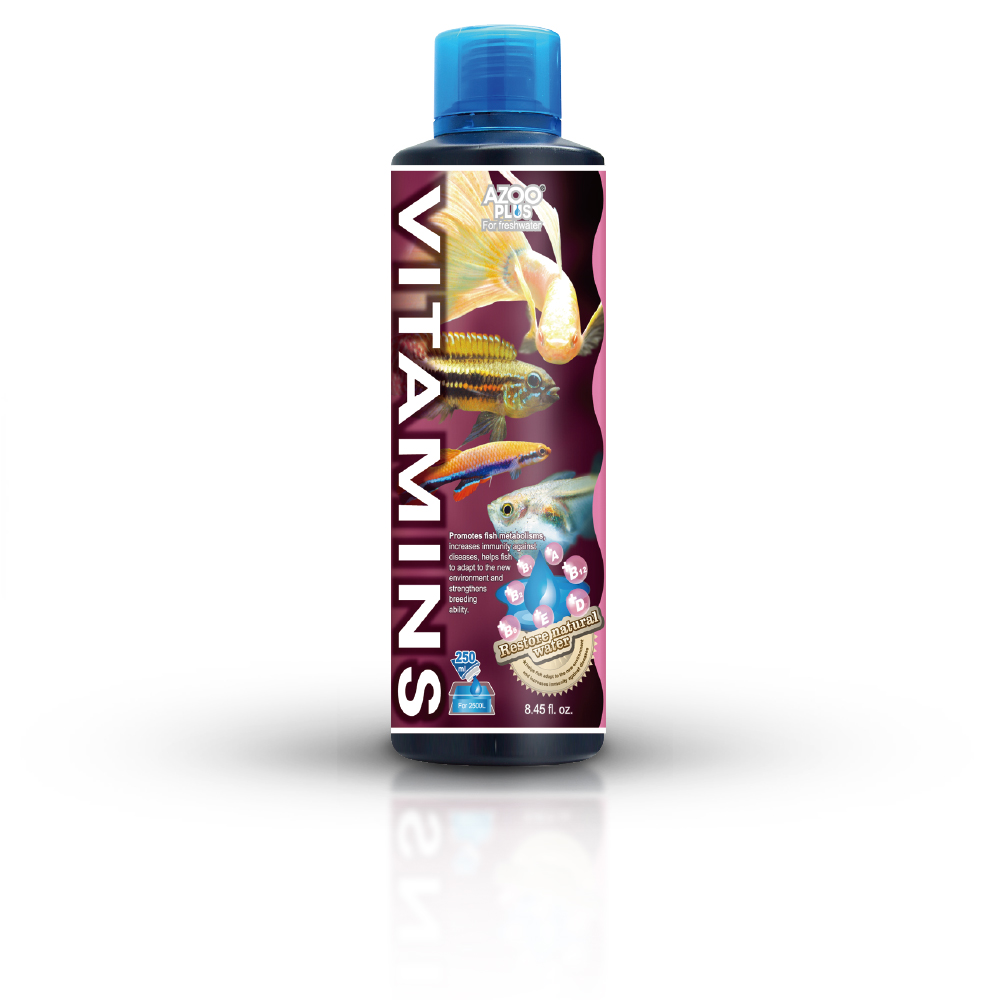 Vitaminas AZOO Plus, para peces de acuario de agua dulce, 500 ml