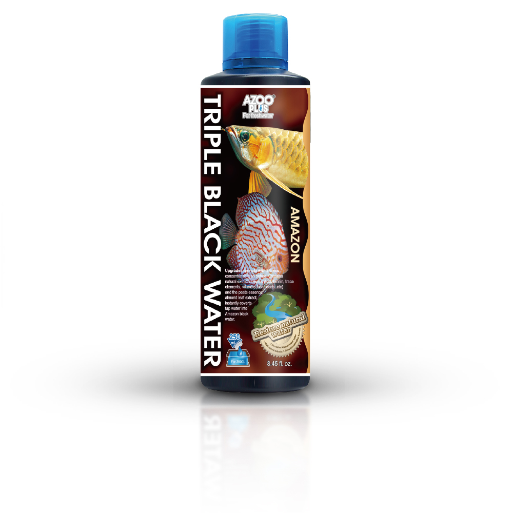 Triple black water PLUS (acondicionador amazónico para acuarios), 250 ml
