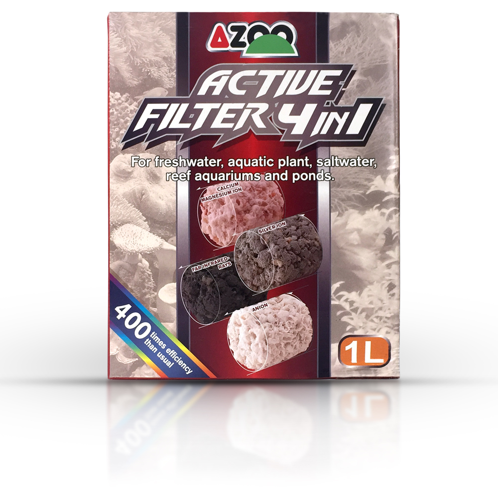 Medio filtrante químico activo para filtros miñón
