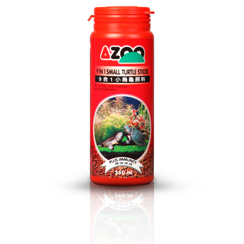 9 in 1 small turtle stick (churritos p/tortugas y reptiles acuáticos chicos) 330 ml / 110 g