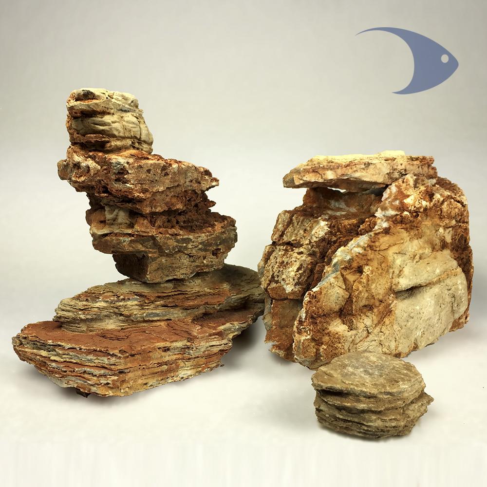 Pagoda ligera - Multilayer Aquarium Rock, kit 60L