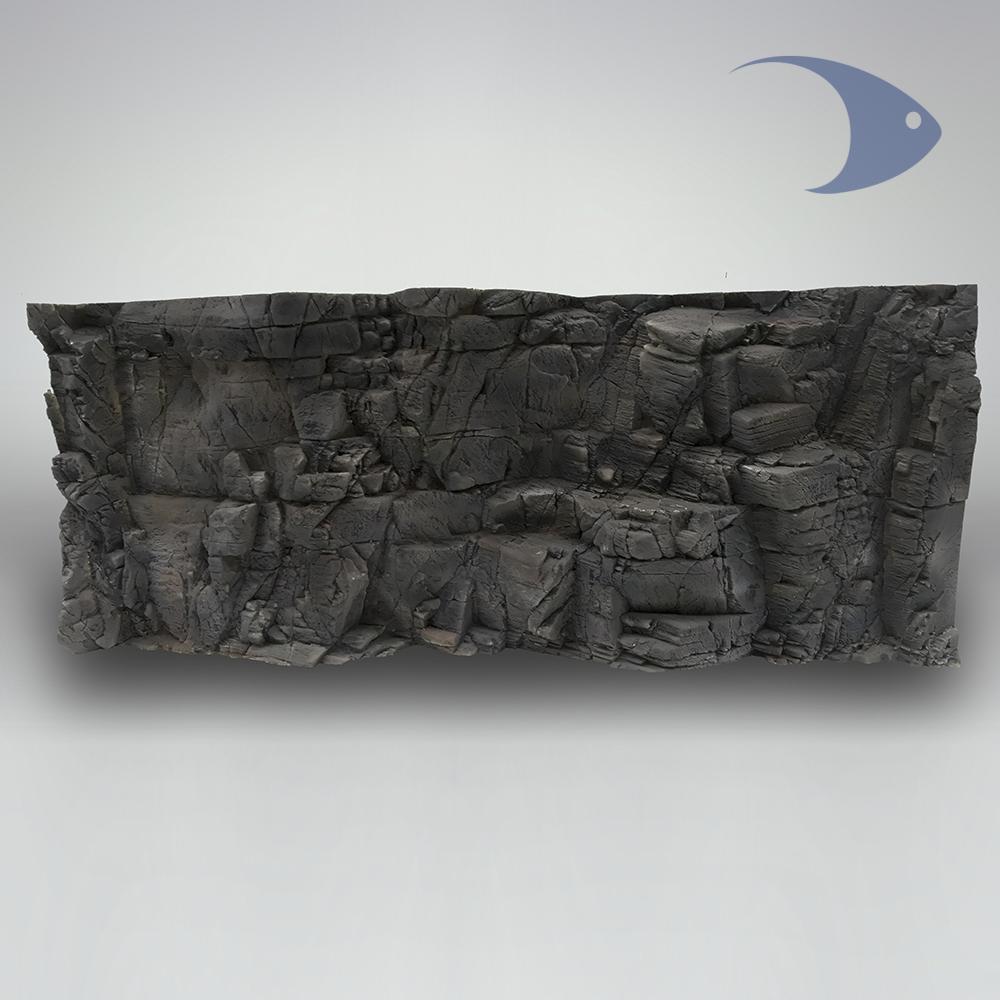 Fondo rocoso Tanganyika-120cm x 60cm, Gris
