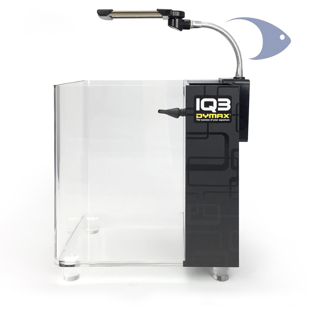 Mini Acuario de acrílico con filtro y lámpara LED graduable alta intensidad, 7 litros, ROSA