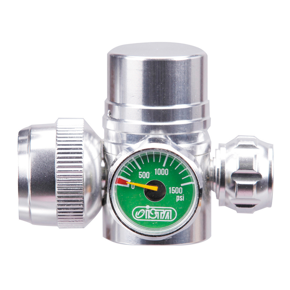 Regulador de presión horizontal para CO2