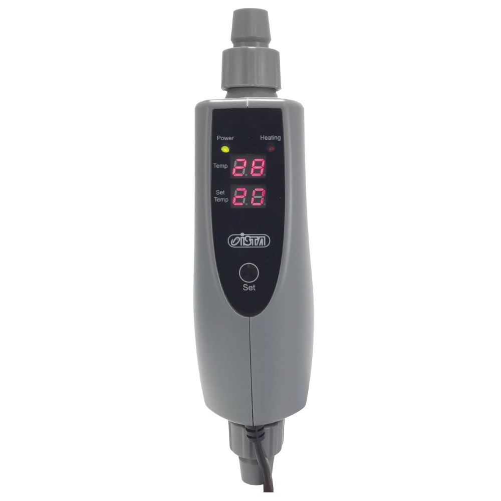 Calentador c/ termostato digital en línea p/manguera de canister, 300 W