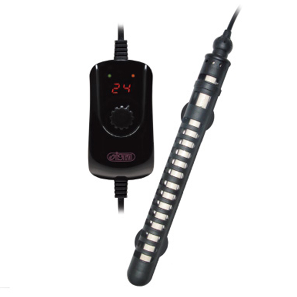 Calentador de inmersión con termostato digital exterior, 500W