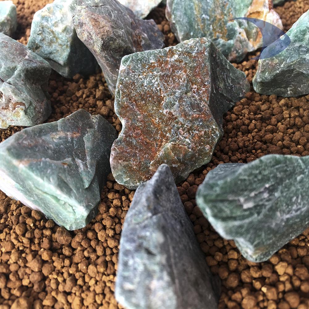 WetRock, 450 gramos. Queen Africa verde, gravilla empacada en malla plástica