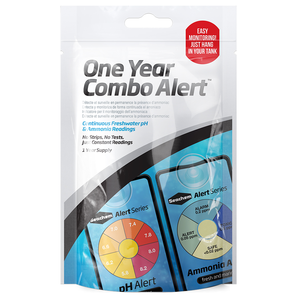 Combo de Ammonia Alert + pH Alert, tarjeta monitoreo (sirve aprox. seis meses)