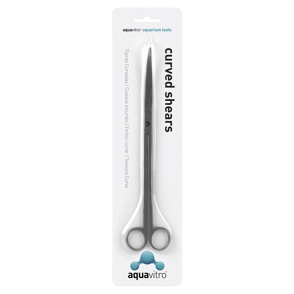 AquaVitro Tijeras curvas, 25 cm