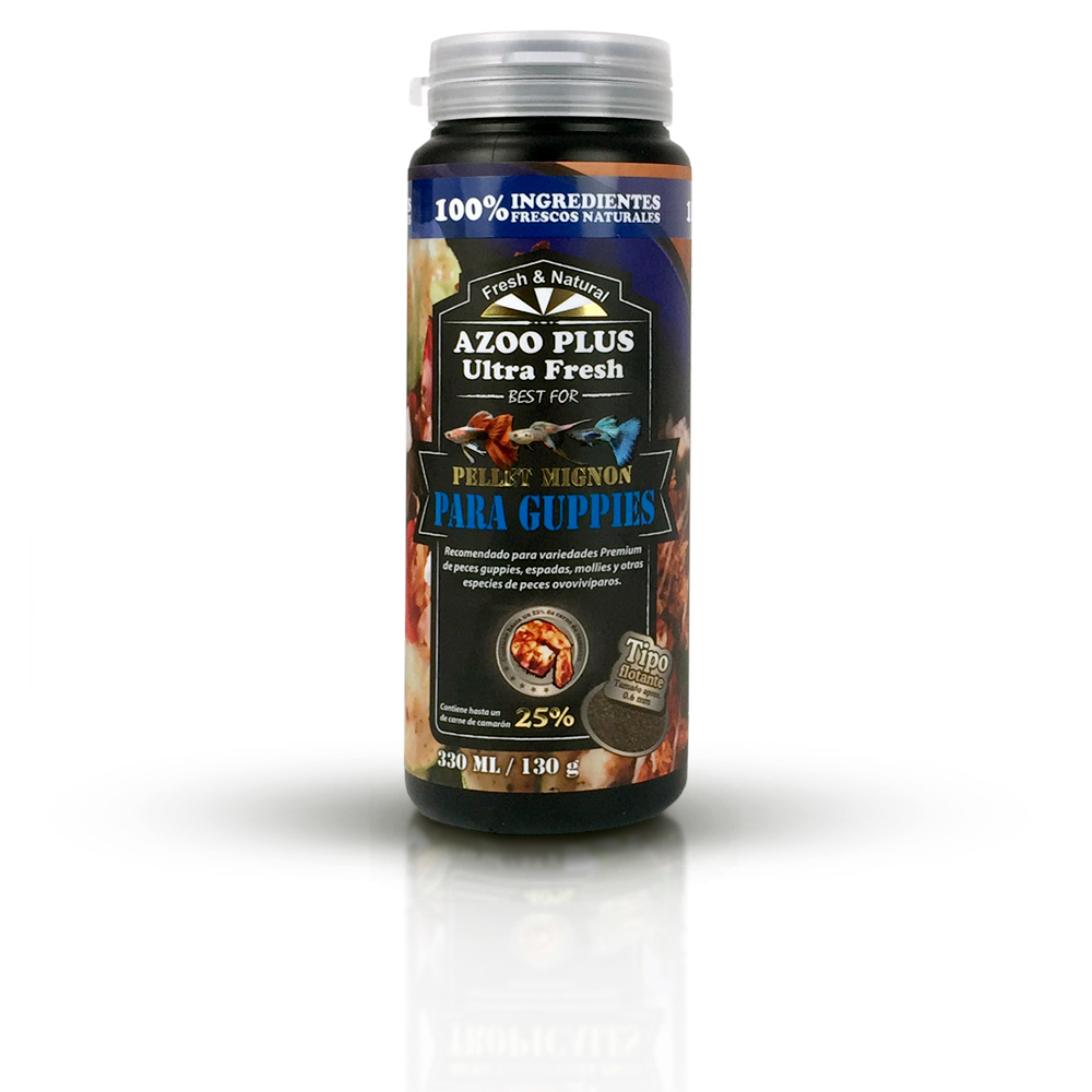 Pellet mignon para guppies 330 ml / 130 g