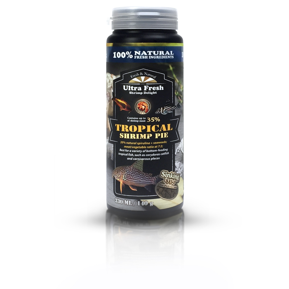 Tropical Shrimp Pie, alimento para peces tropicales 58 g